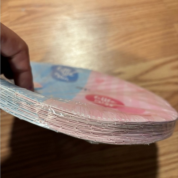 Gender reveal 8 inch dinner plates- 20 count Boy or Girl baby. - Picture 6 of 6